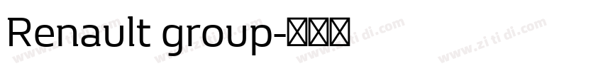 Renault group字体转换